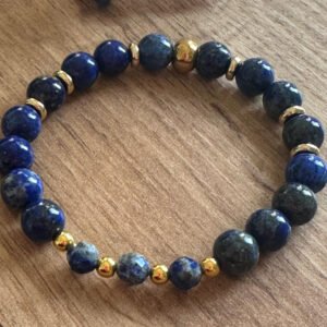 Bracelet en Lapis d’Azur (Lapis-Lazuli)