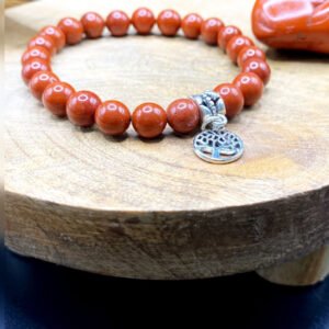 Bracelet en Jaspe Rouge