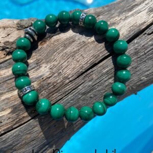 Bracelet en Malachite