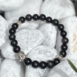 Bracelet en Obsidienne