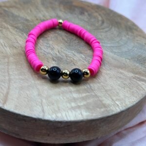 Gamme Été – Bracelet en Obsidienne