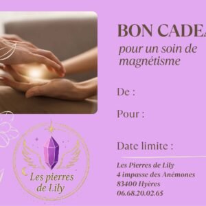 Carte cadeau pour un soin en magnétisme