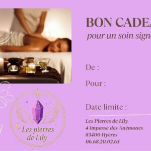 Carte cadeau soin signature