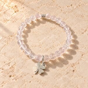 Bracelet en Quartz Rose
