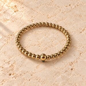 Bracelet en Hématite – Couleur Or