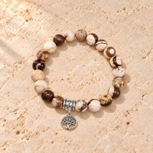 Bracelet en Jaspe Paysage