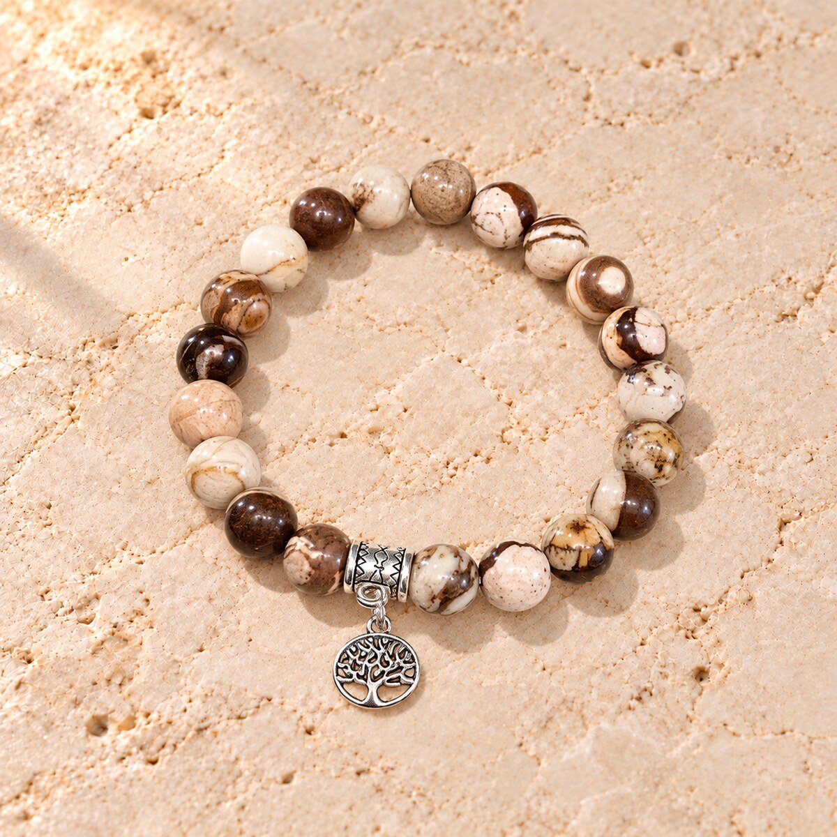 Bracelet en Jaspe Paysage