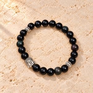 Bracelet en Obsidienne