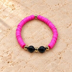 Gamme Été – Bracelet en Obsidienne